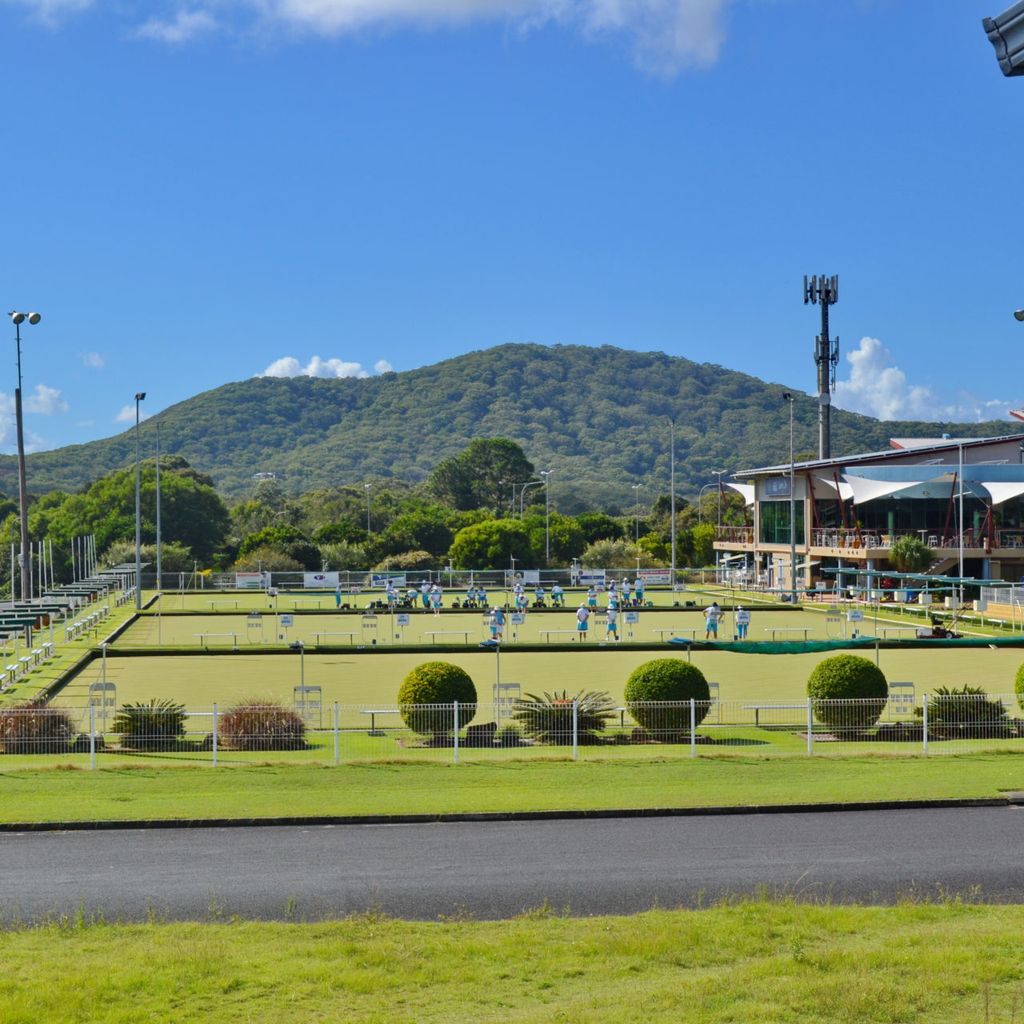 Bowling club view from the property.