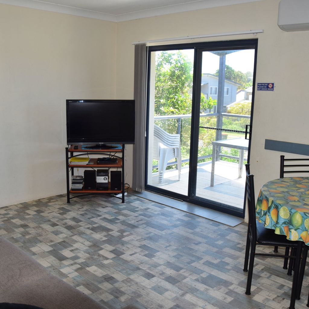 Living and dining area.