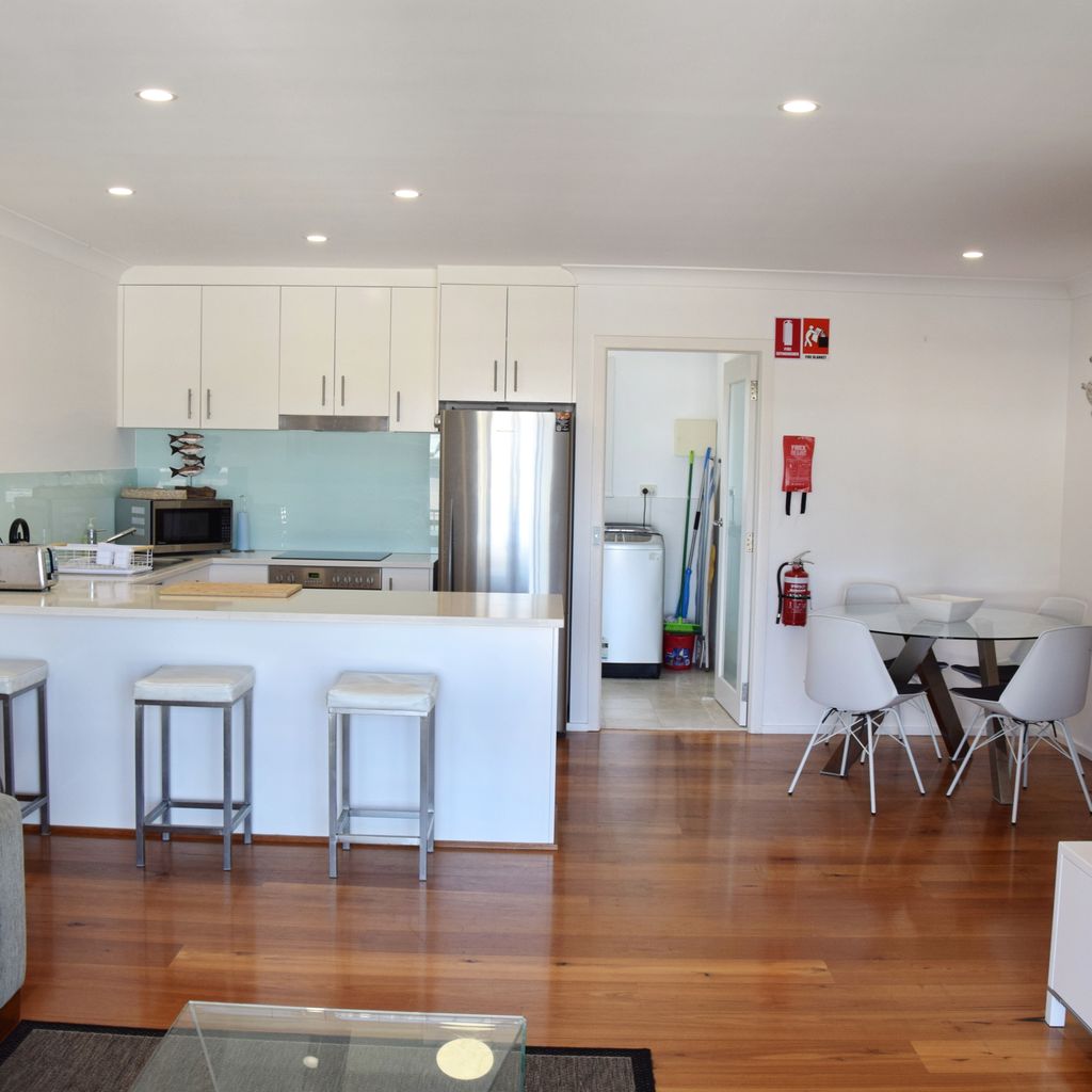 Kitchen and dining area.