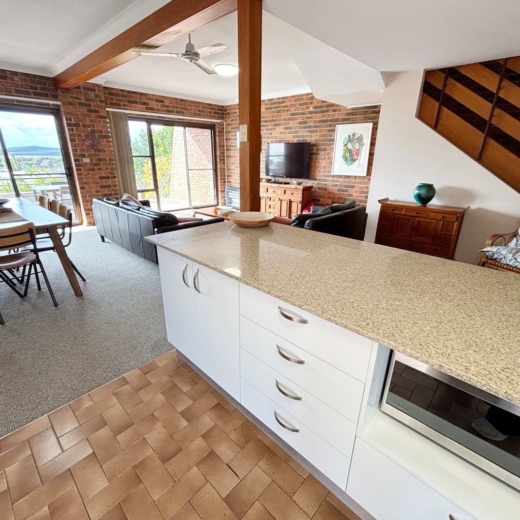 Kitchen and dining area. 