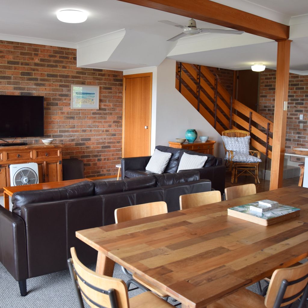 Living and dining area.