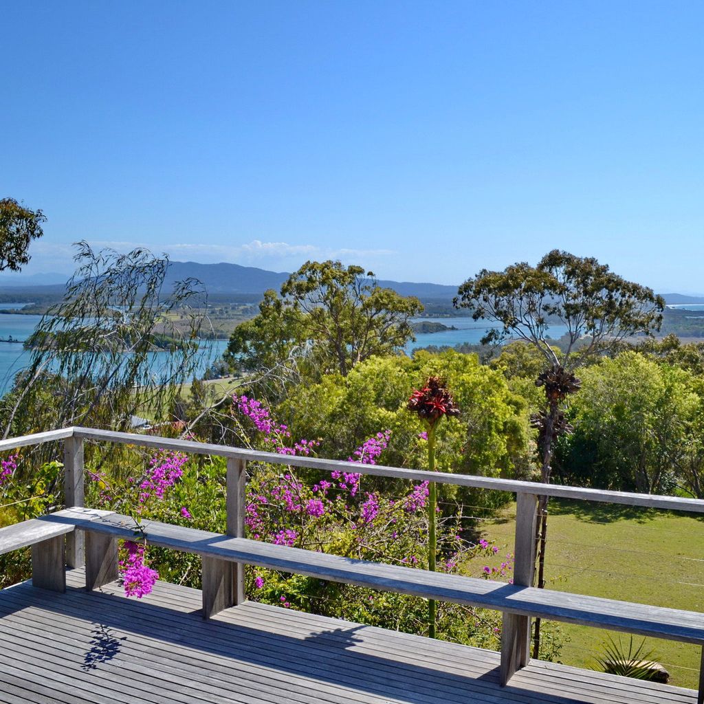 View from balcony in the springtime.