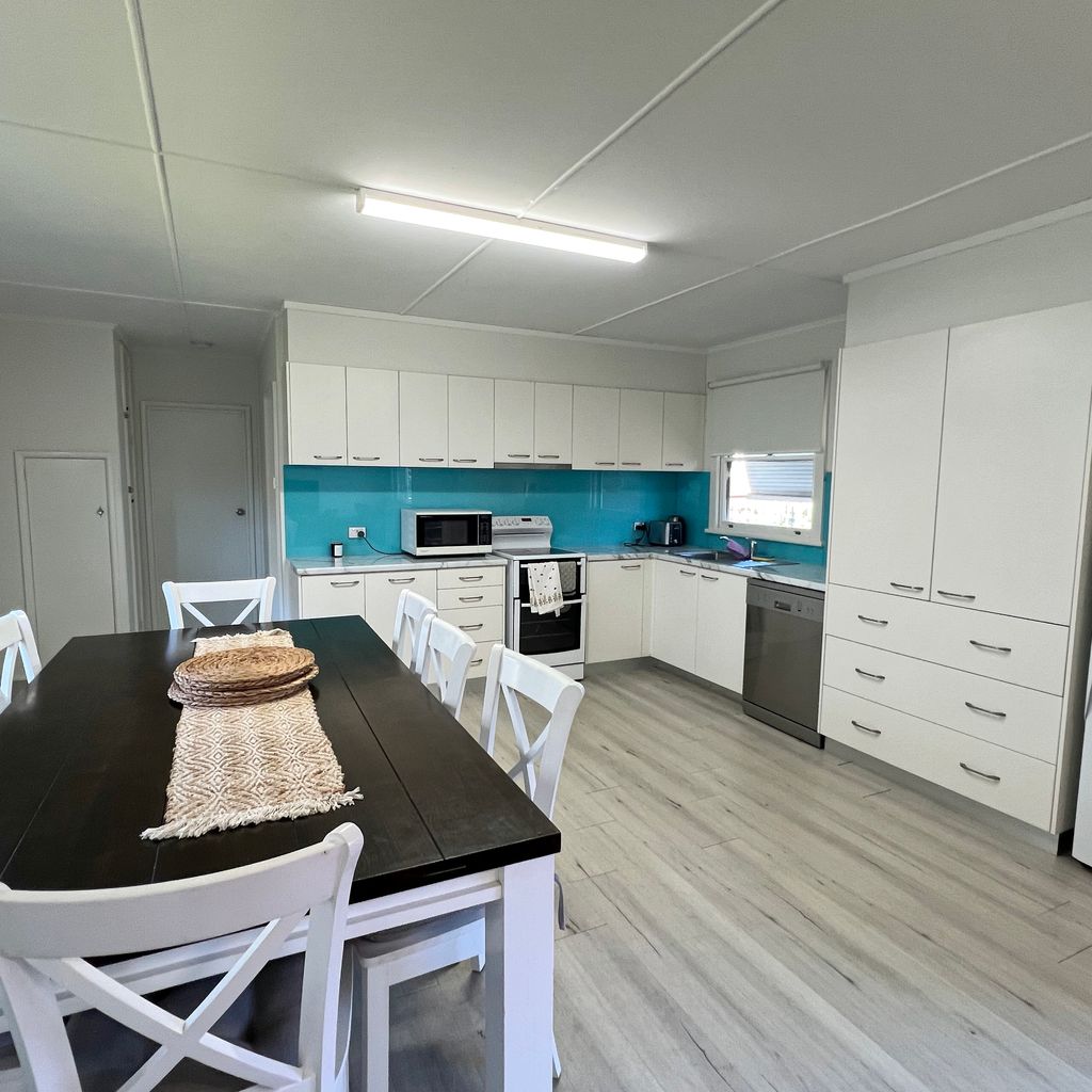 Kitchen and dining area.