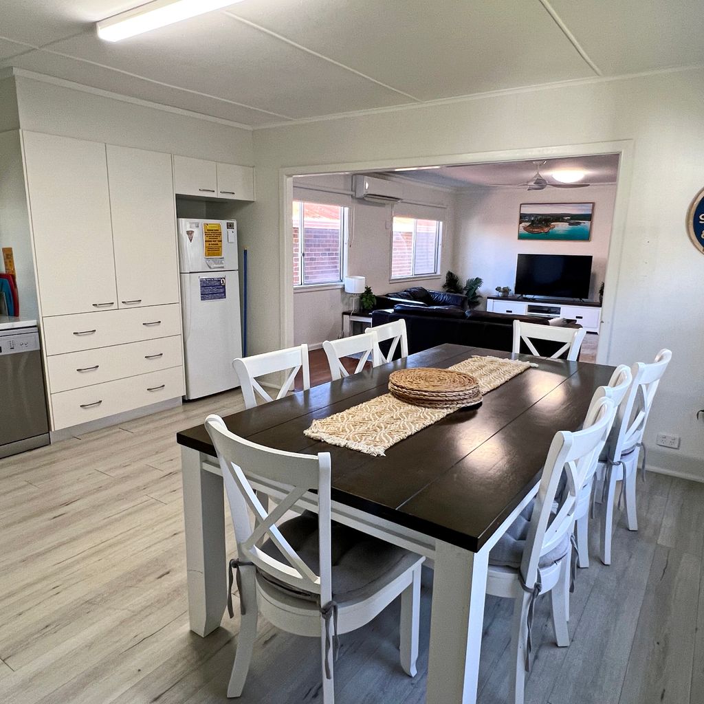 Dining and living area.