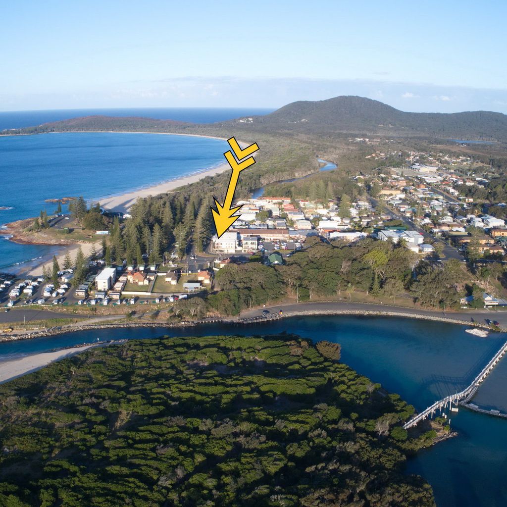Aerial view of property.