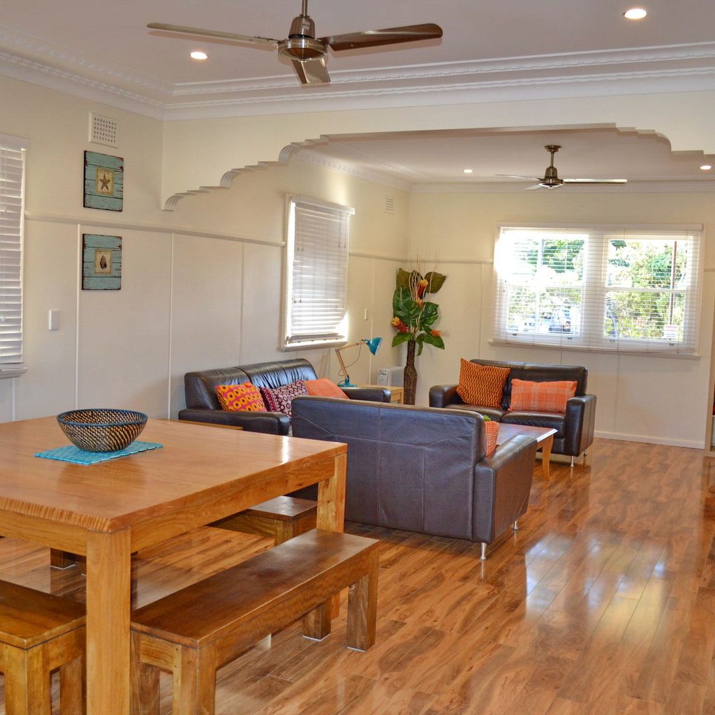 Living and dining area.