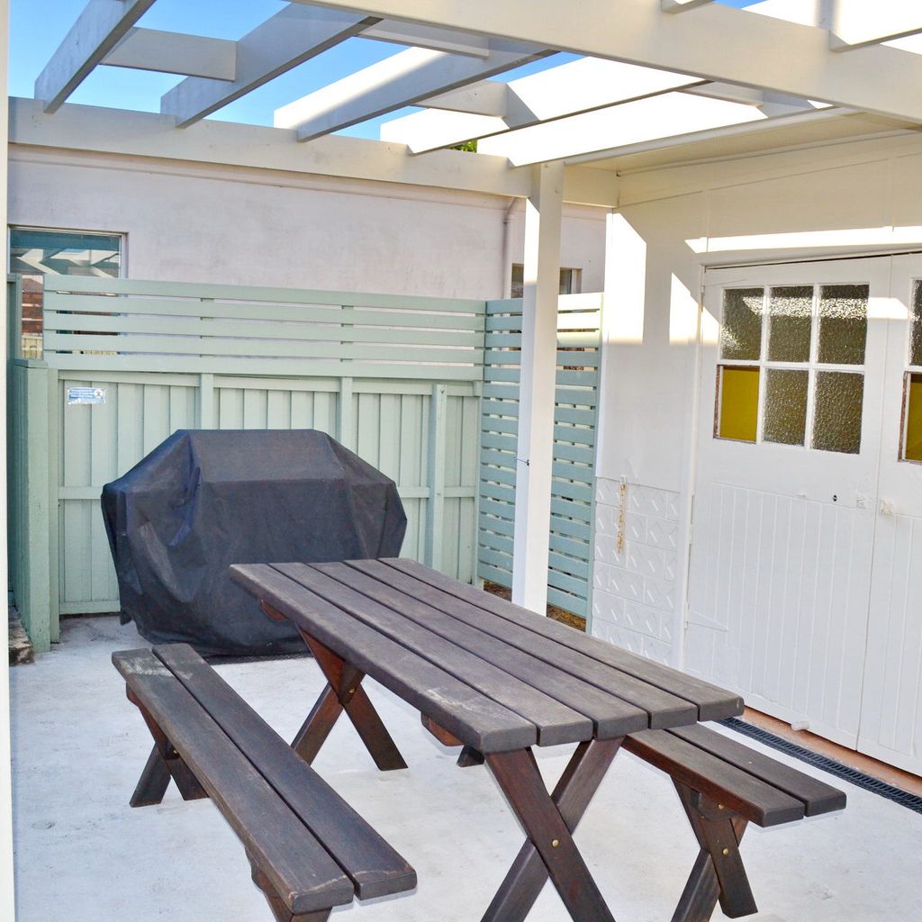 BBQ area and outdoor dining.