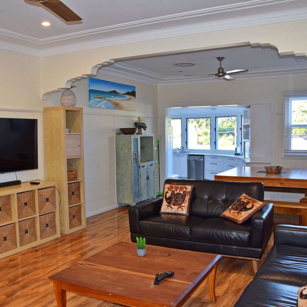 Living and dining area.