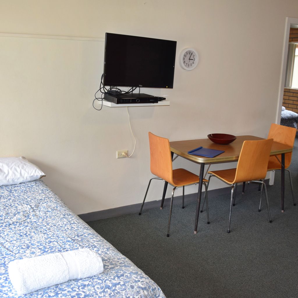 Living and dining area.