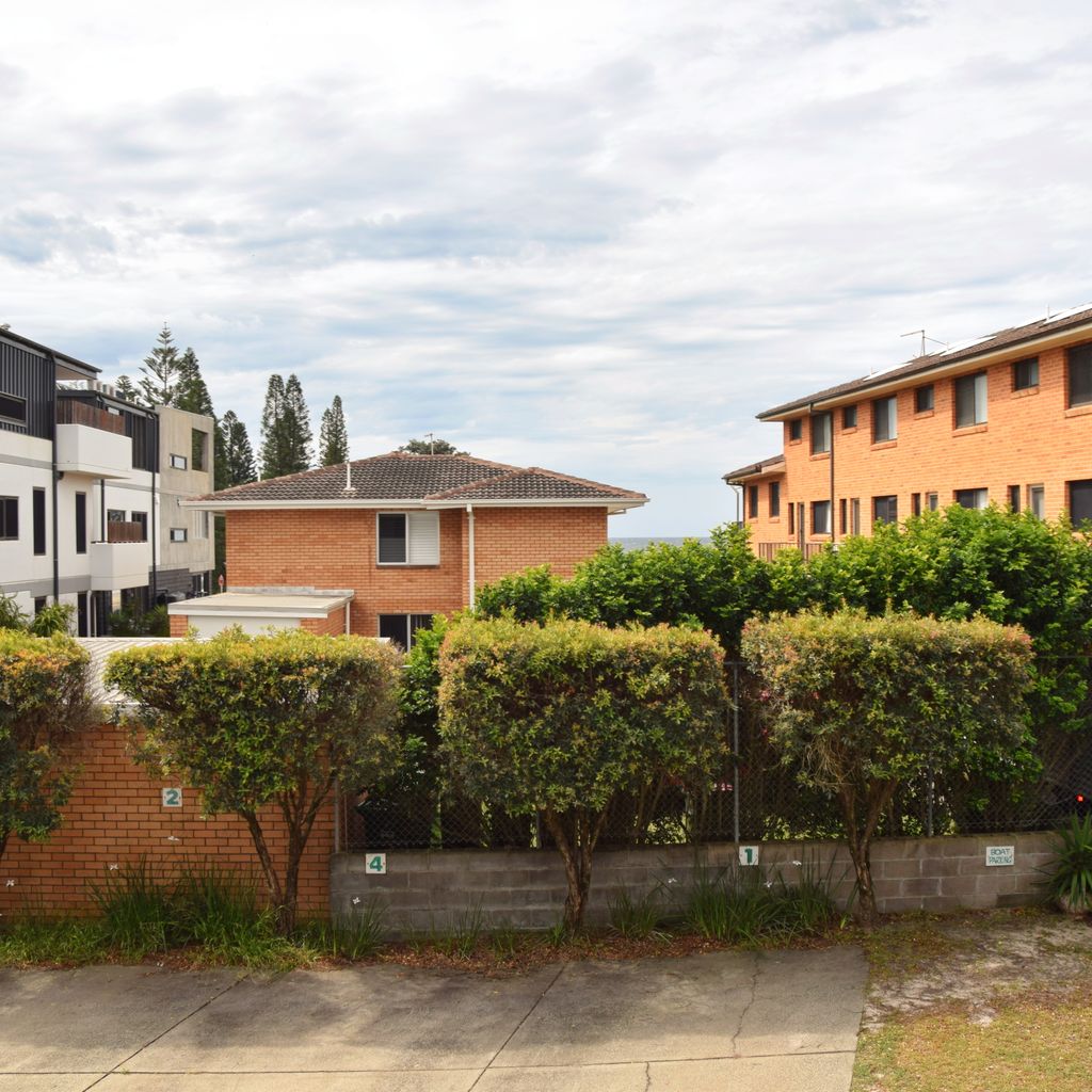 View from upper walkway of the building. 