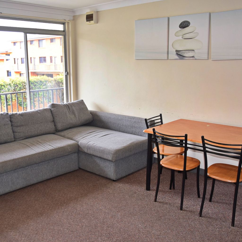 Living and dining area.