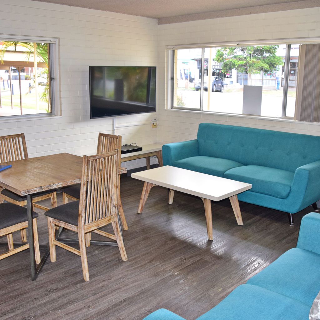 Living and dining area.