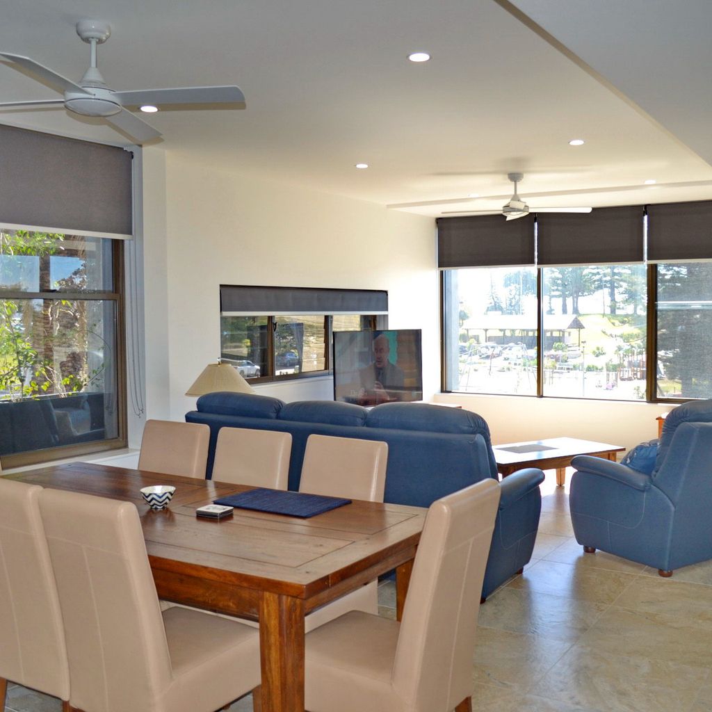 Living and dining area.