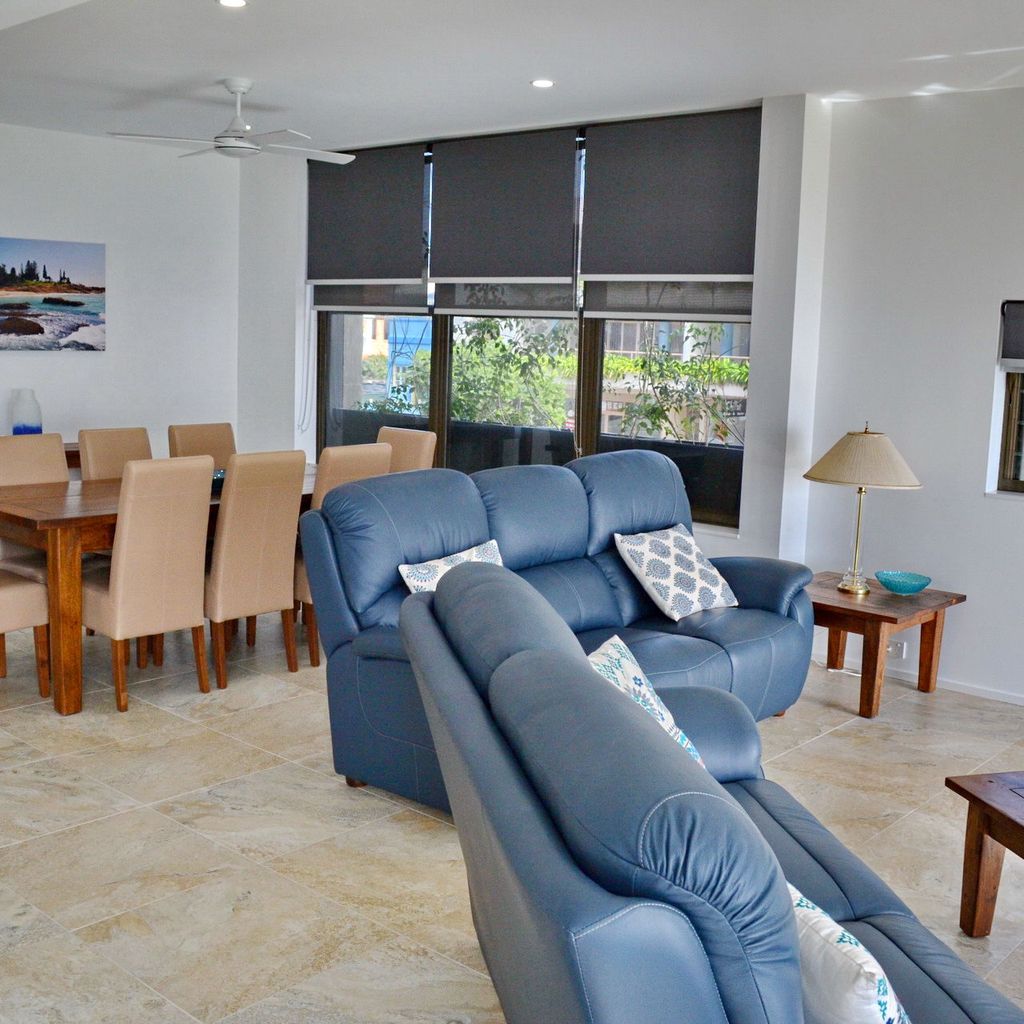 Living and dining area. 