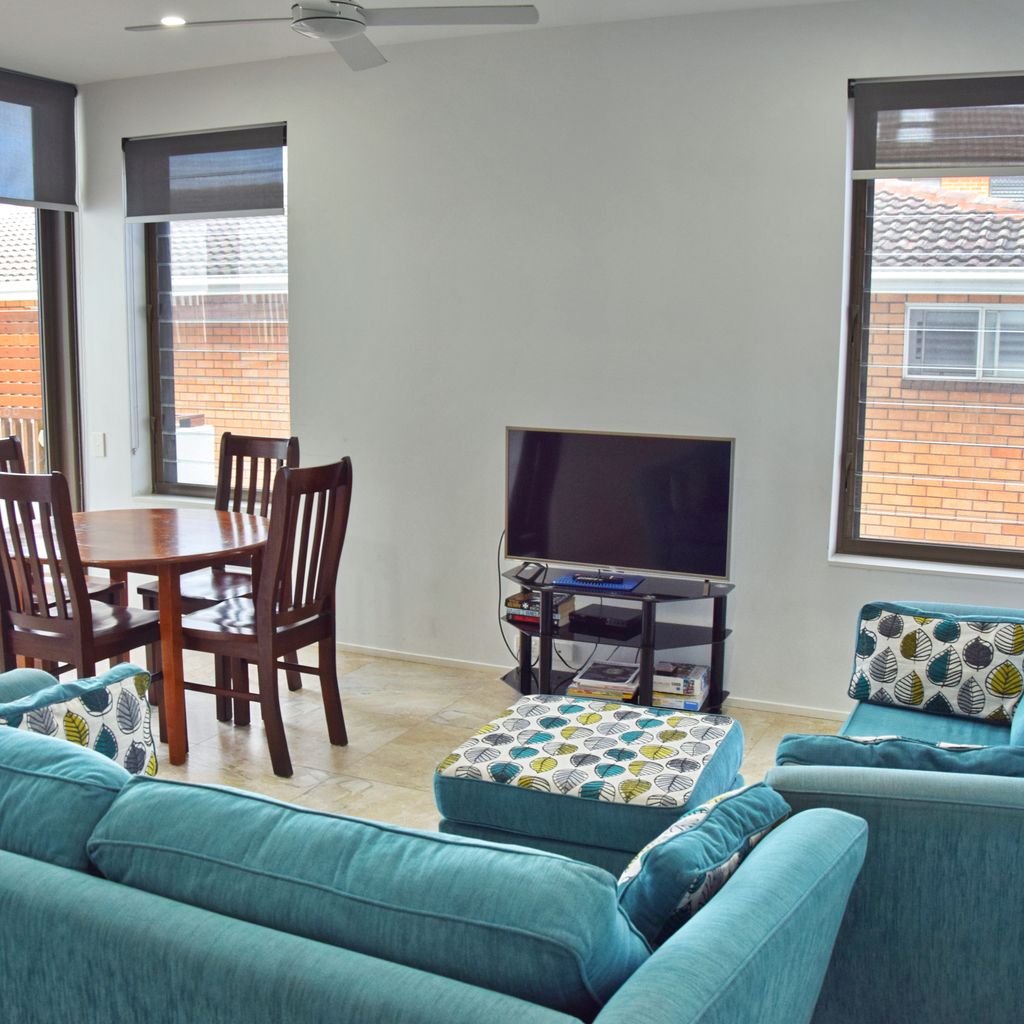 Living and dining area.