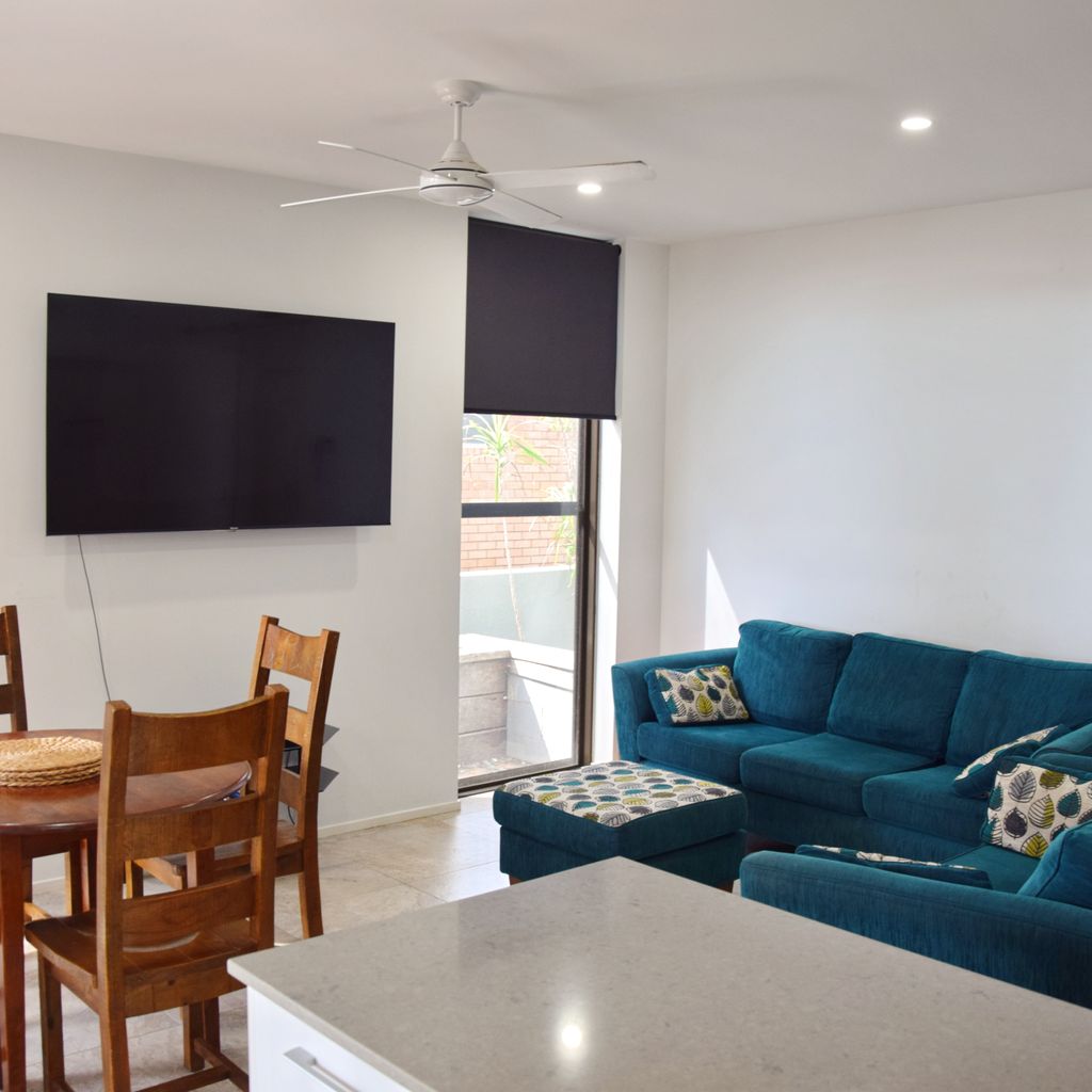 Living and dining area.