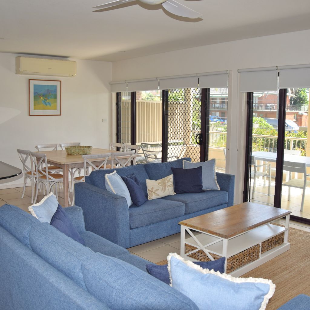 Living and dining area.