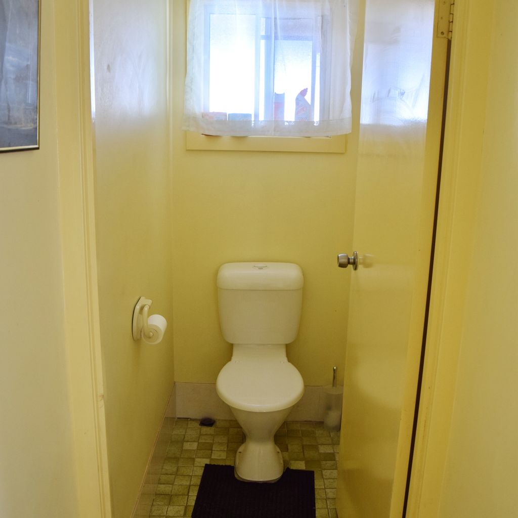 Separate toilet.