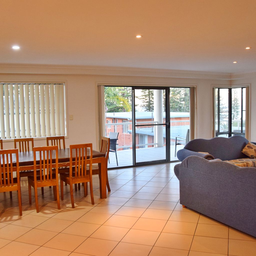 Living and dining area.