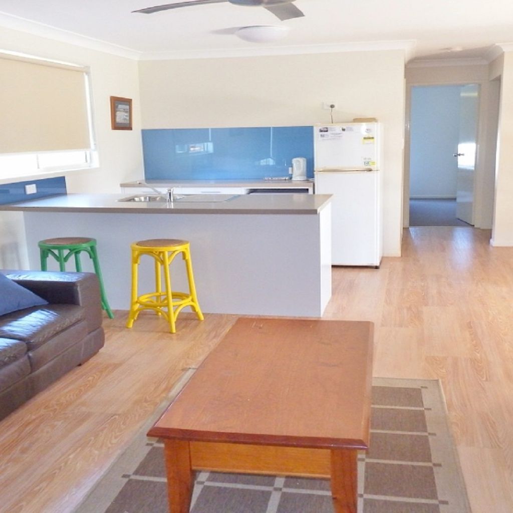 Downstairs living area. 