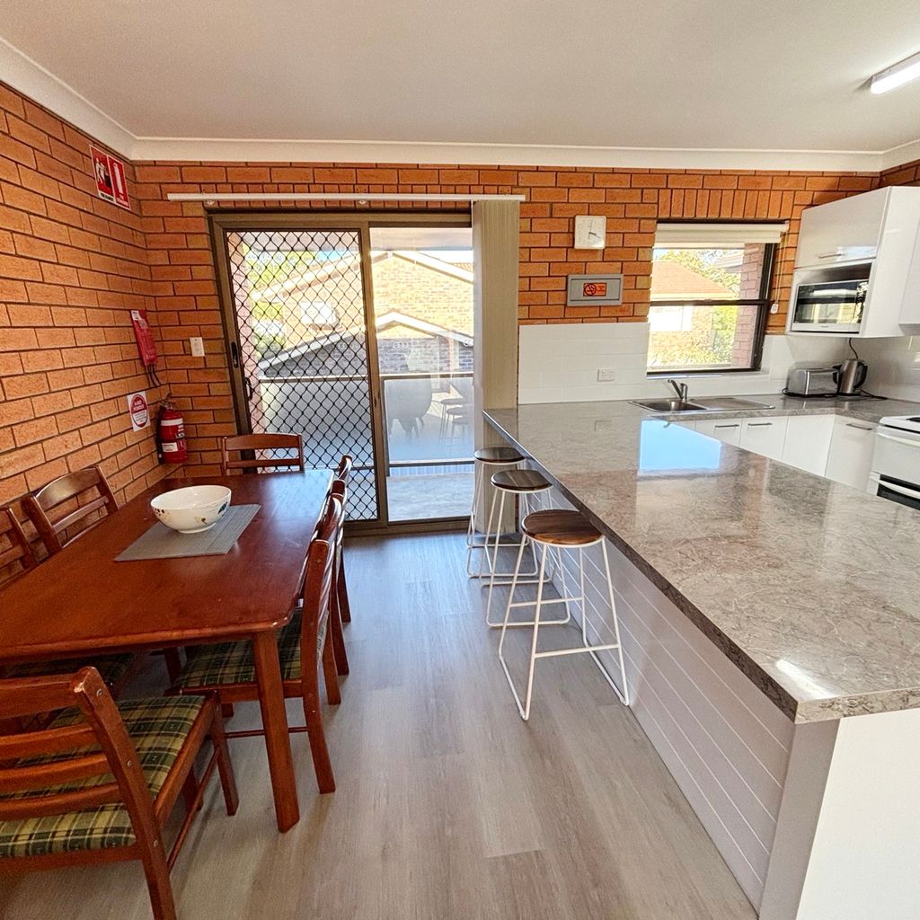 Dining area and kitchen. 
