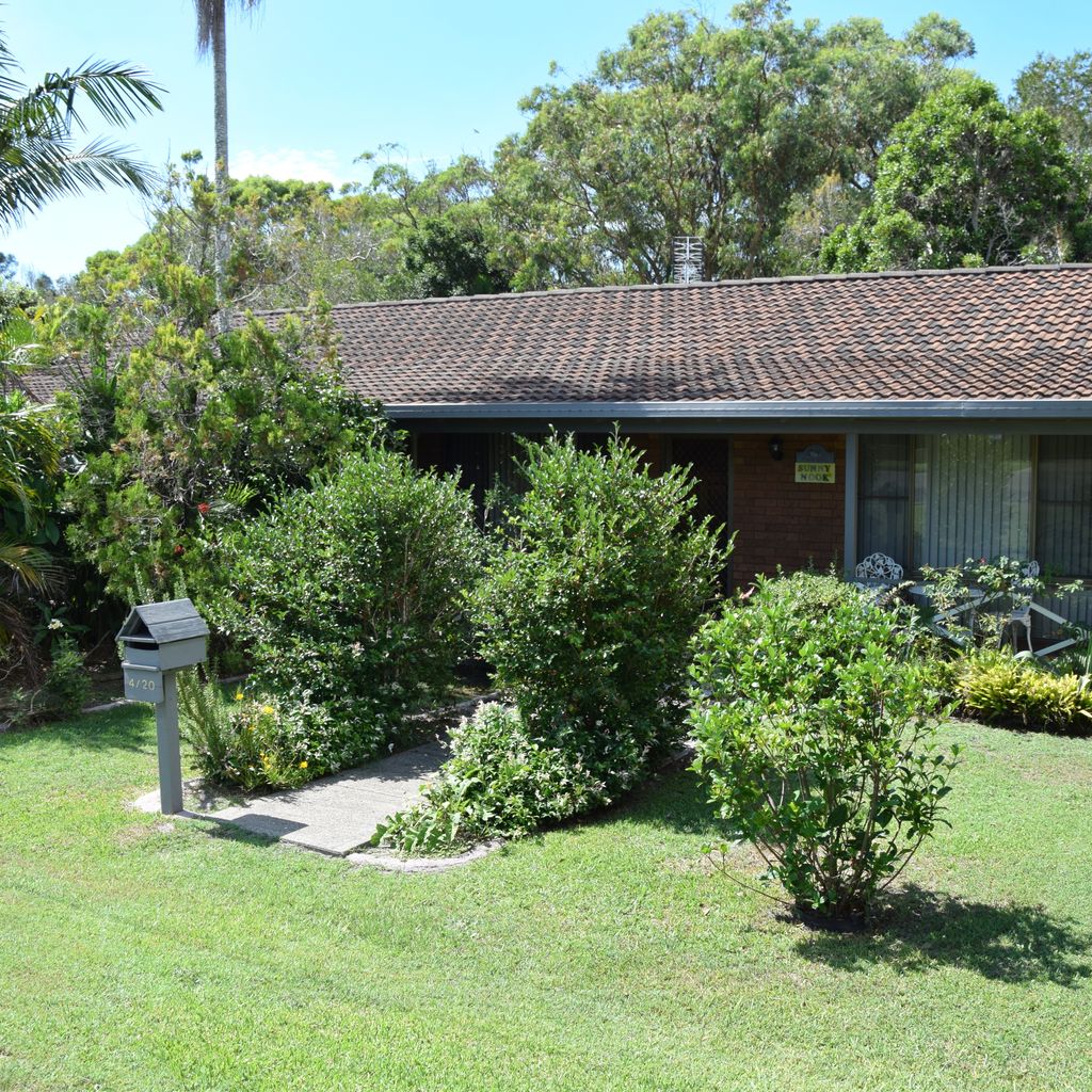 External view of the property.