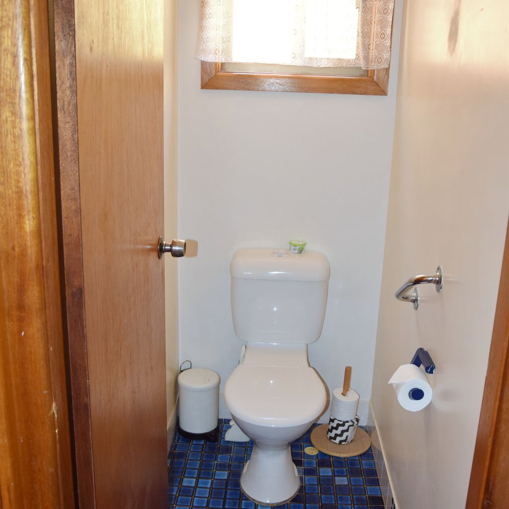 Separate toilet.