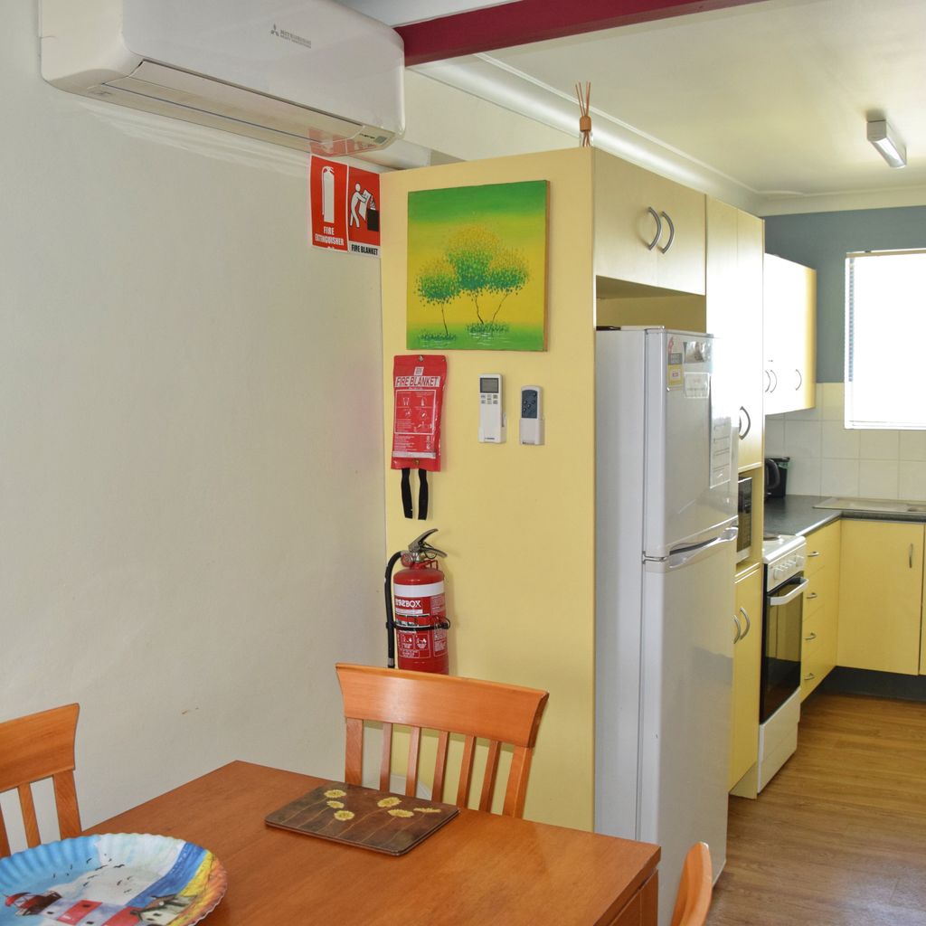 Kitchen and dining area.