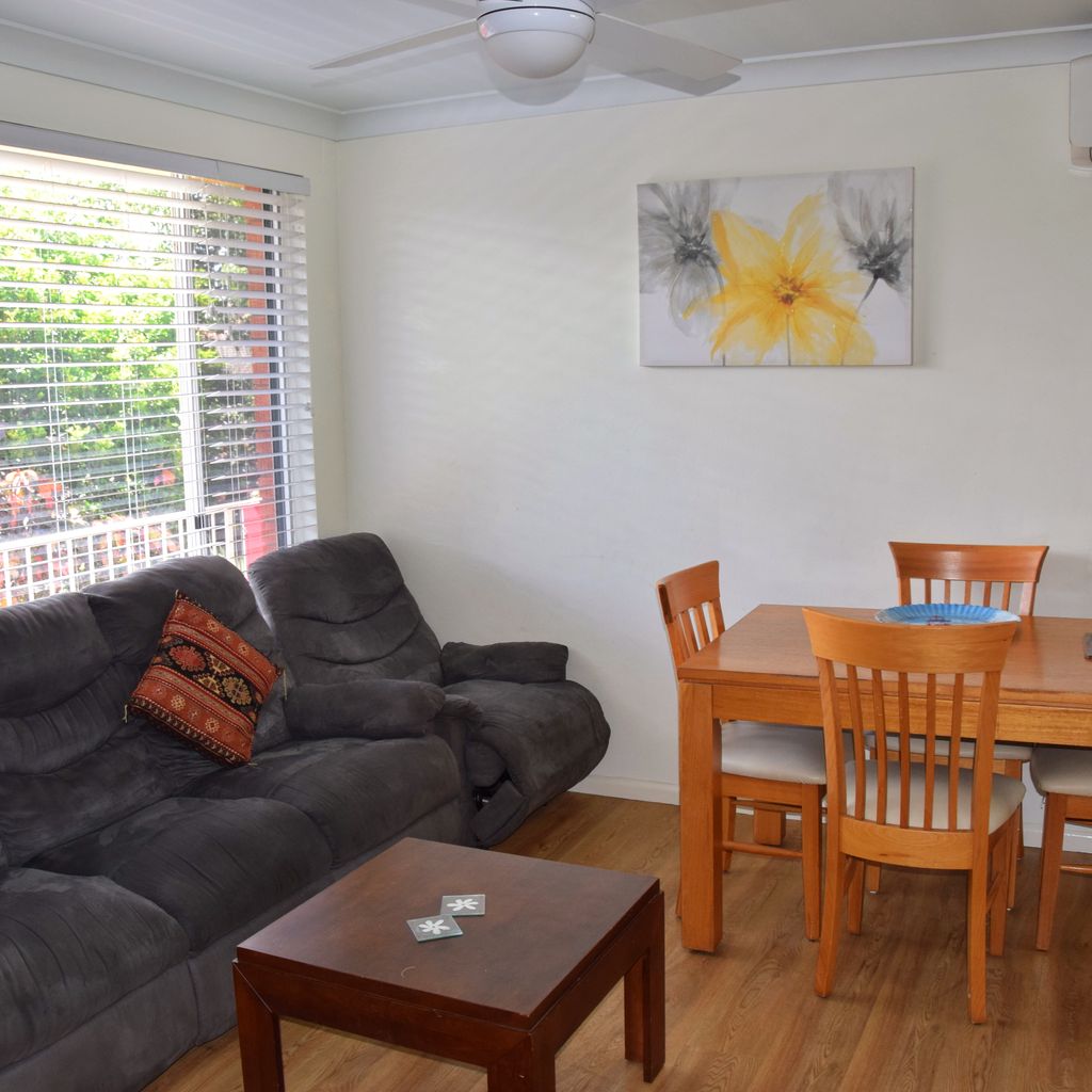 Living and dining area.