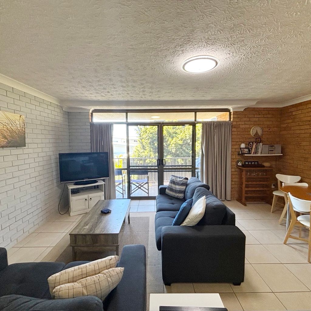 Living area and dining. 