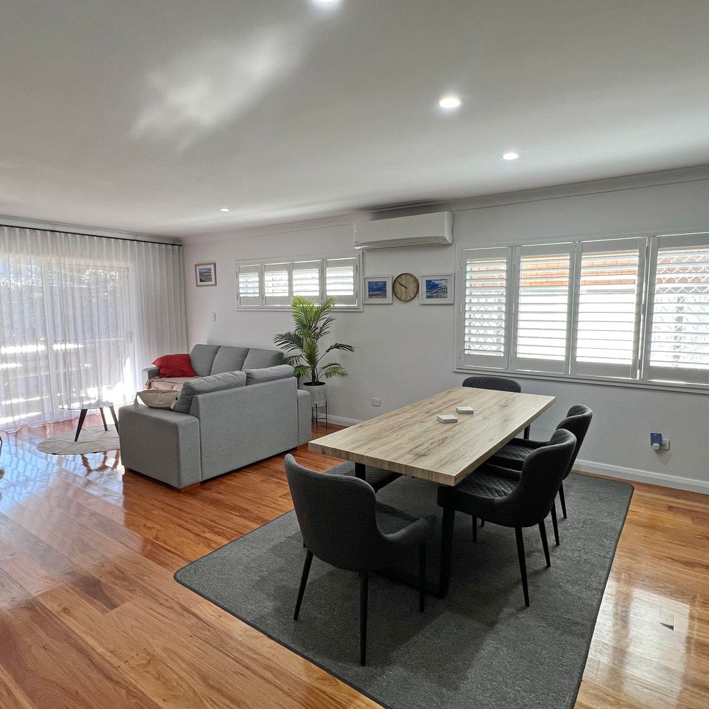 Living and dining area.