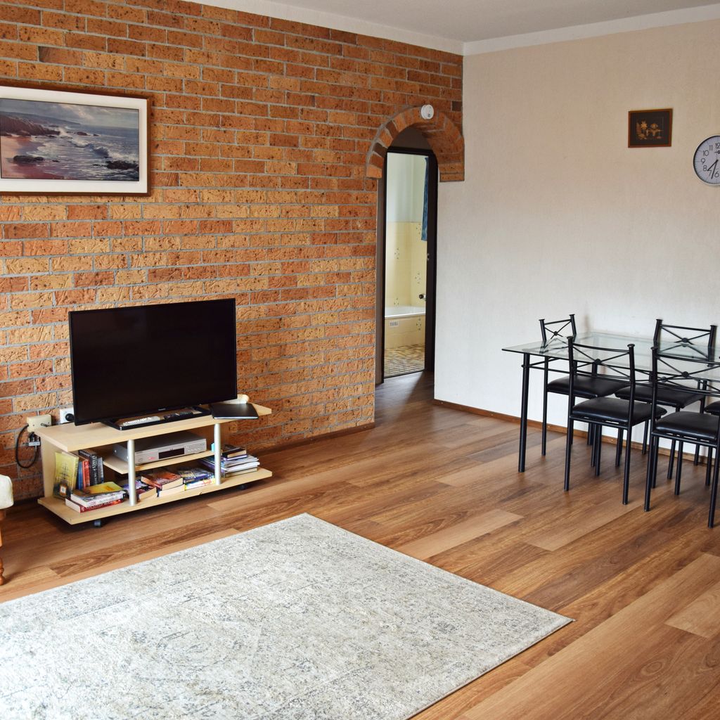 Living and dining area.