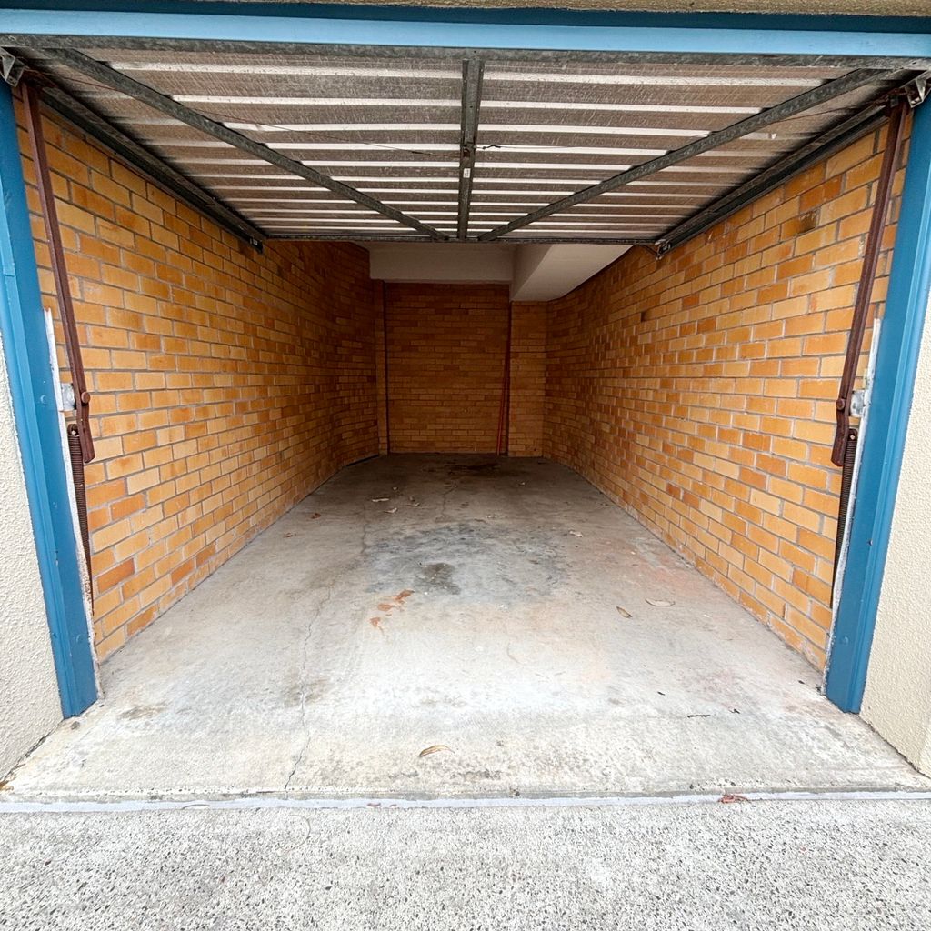 Lock-up garage. 