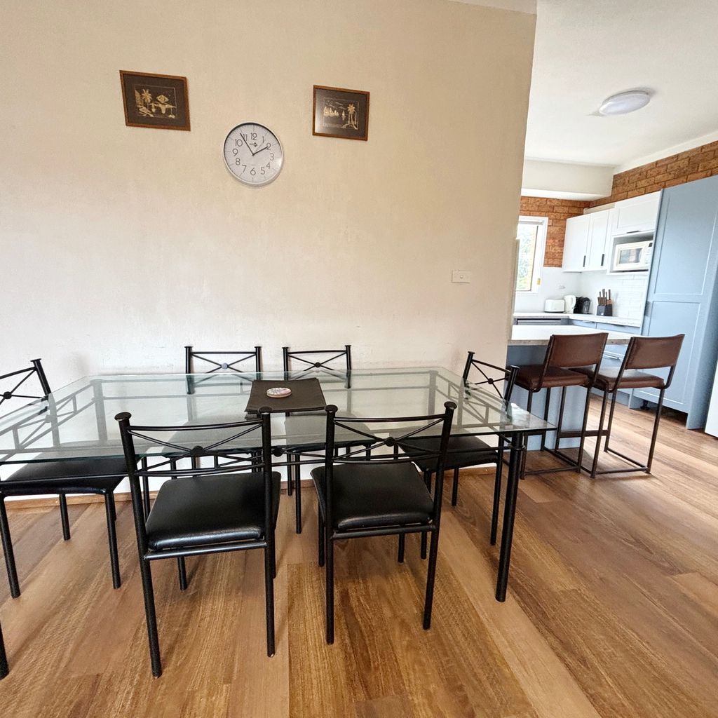 Dining area and kitchen. 