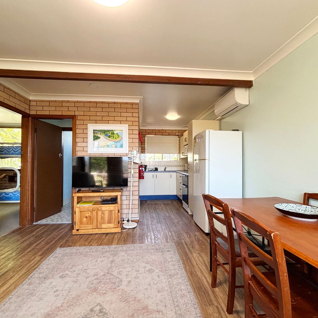 Dining area and Kitchen. 