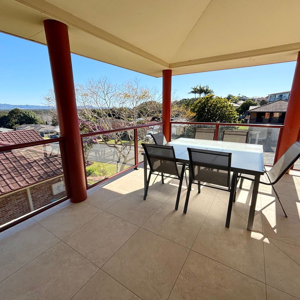 Balcony outdoor dining. 