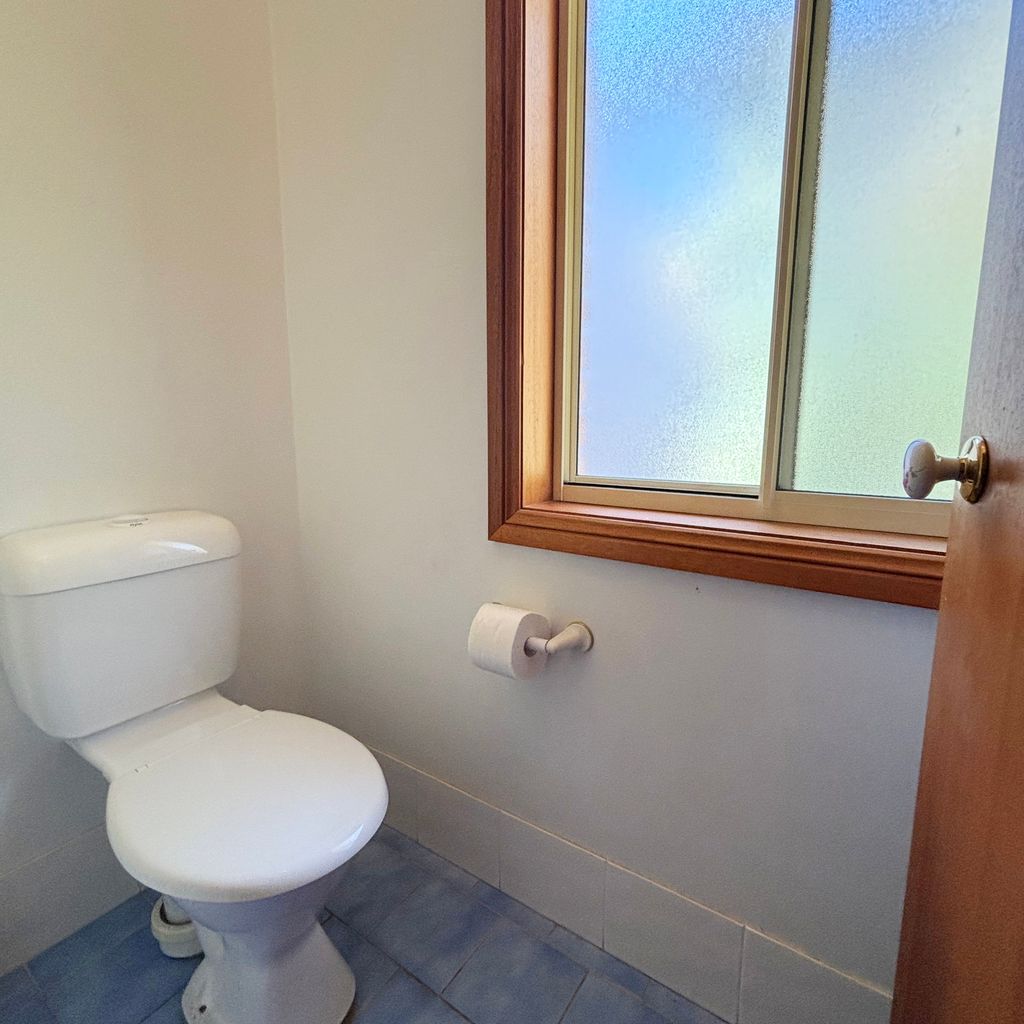 Separate toilet. 