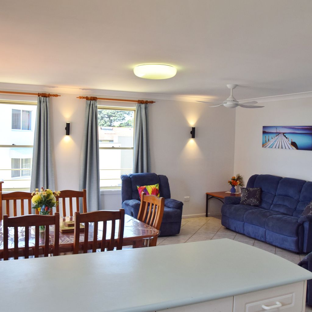 Living and dining area.