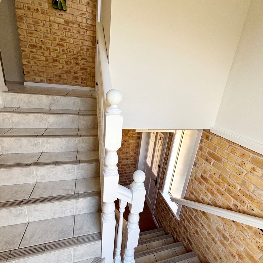 Staircase to ground level. 