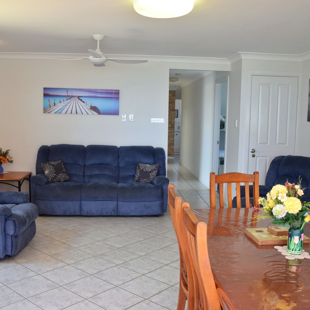 Living and dining area.