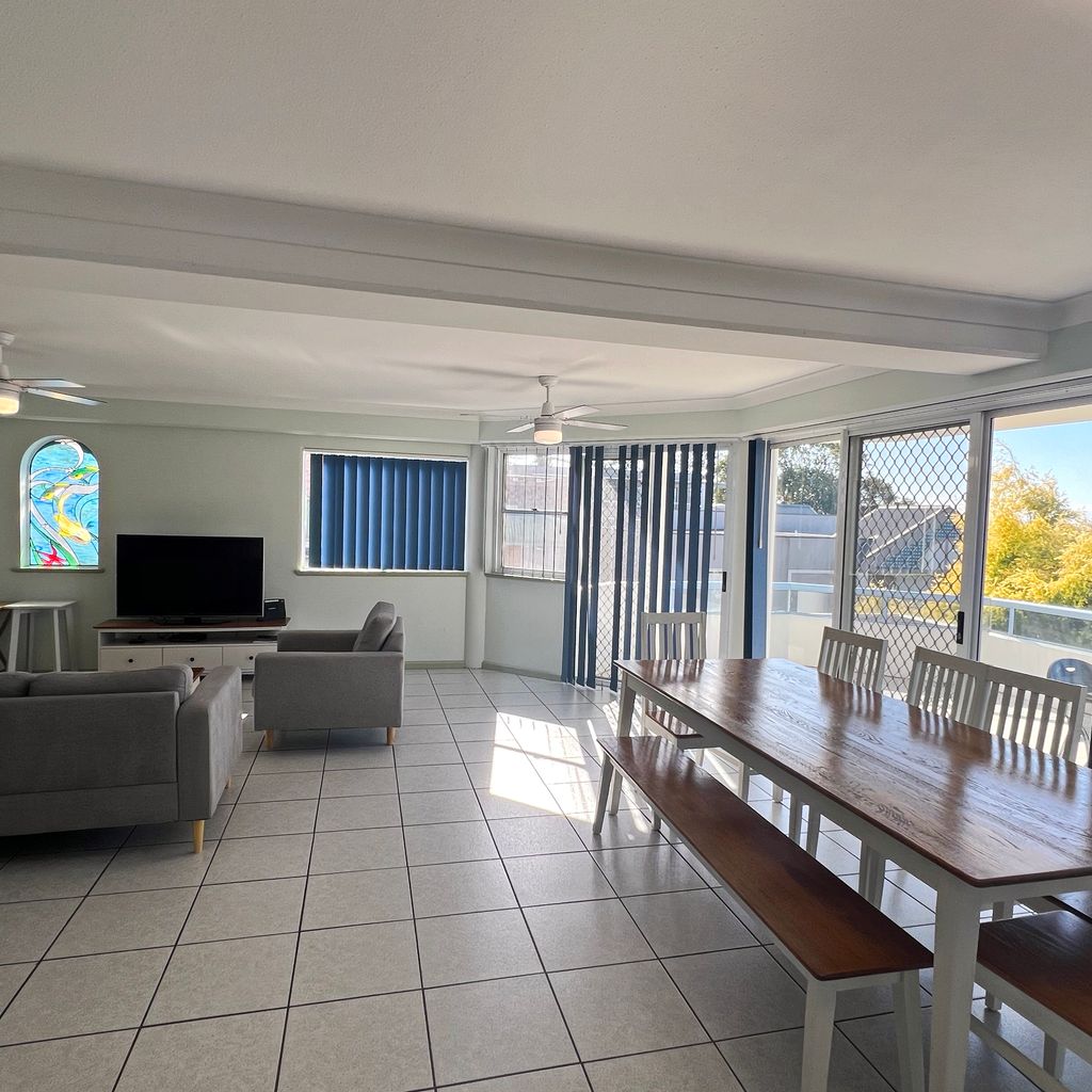 Living and dining area.