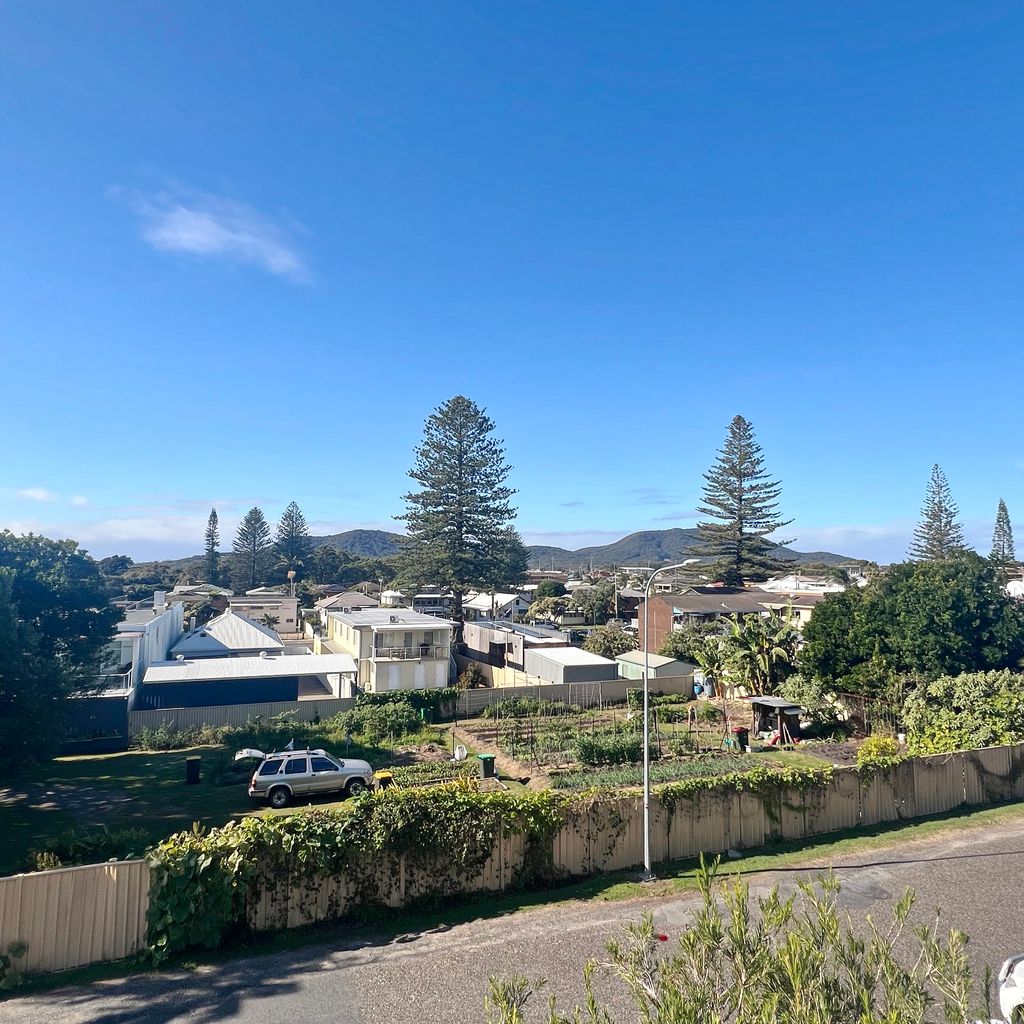 View from back balcony.