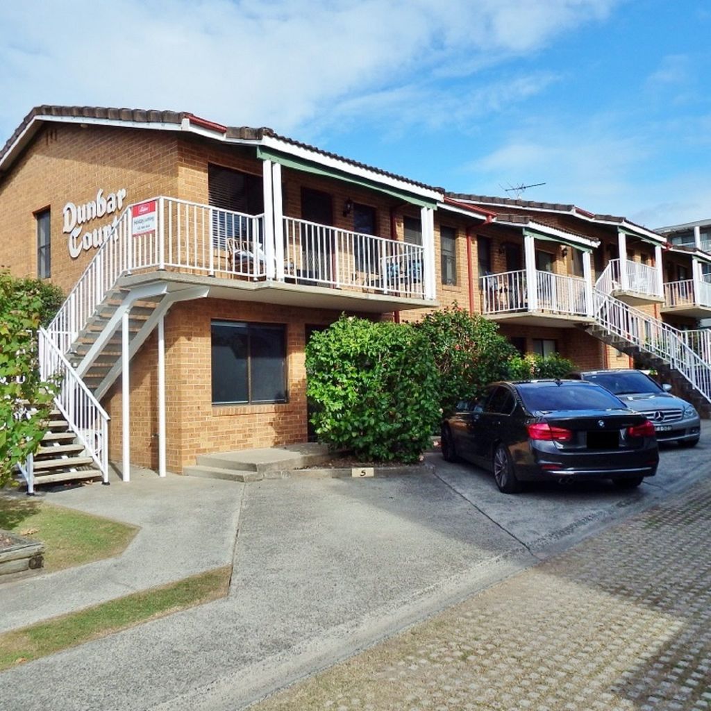 External view of the apartment block.
