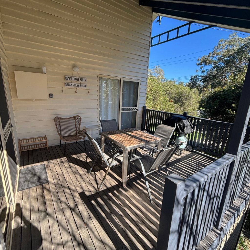 Front deck/ outdoor dining. 
