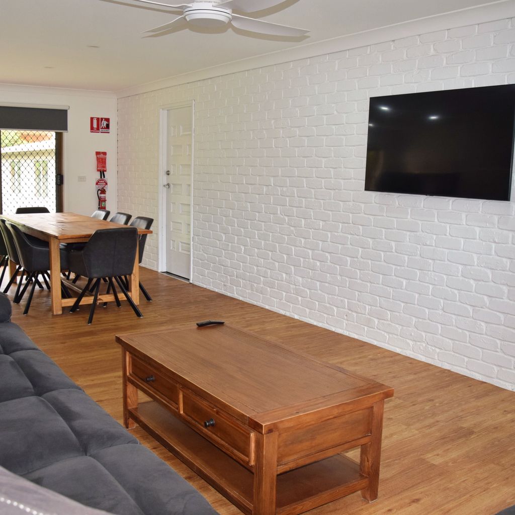 Living and dining area.