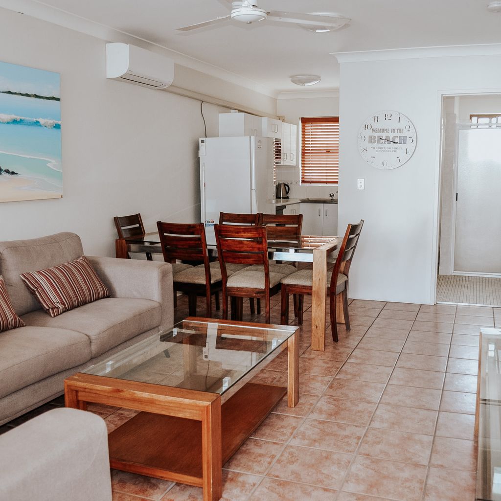 Living and dining area.