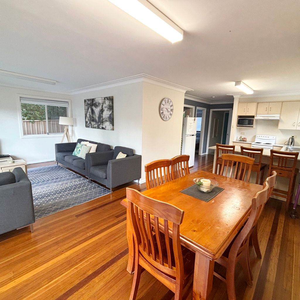 Dining area and Kitchen. 