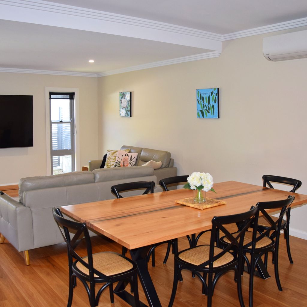 Living and dining area.