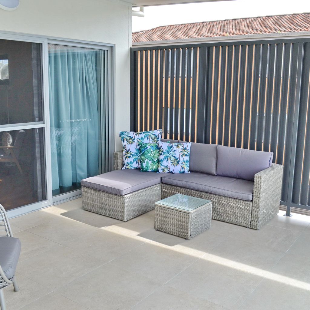 Balcony outdoor area.