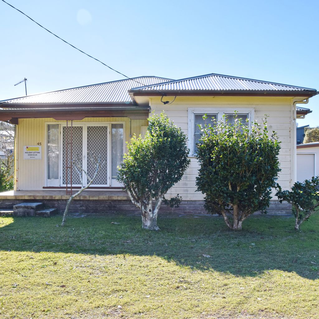 External view of the property.